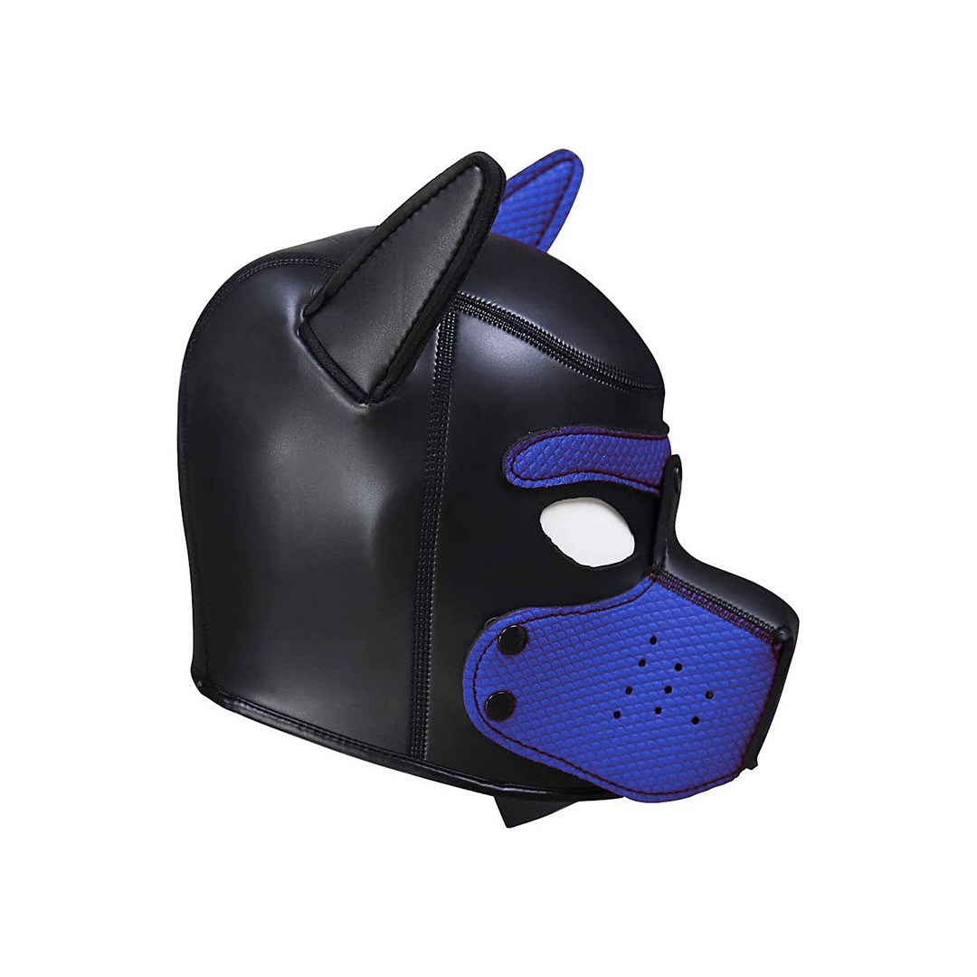 NEOPRENE PUPPY MASK - BLUE