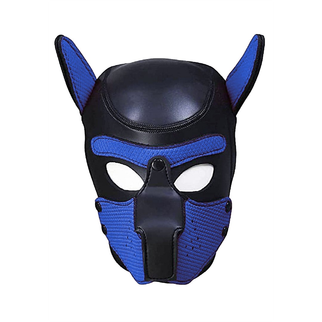 NEOPRENE PUPPY MASK - BLUE