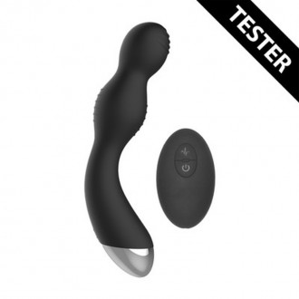 REMOTE CONTROLLED E-STIM  VIBRATING G/P-SPOT VIBRATOR - TESTER