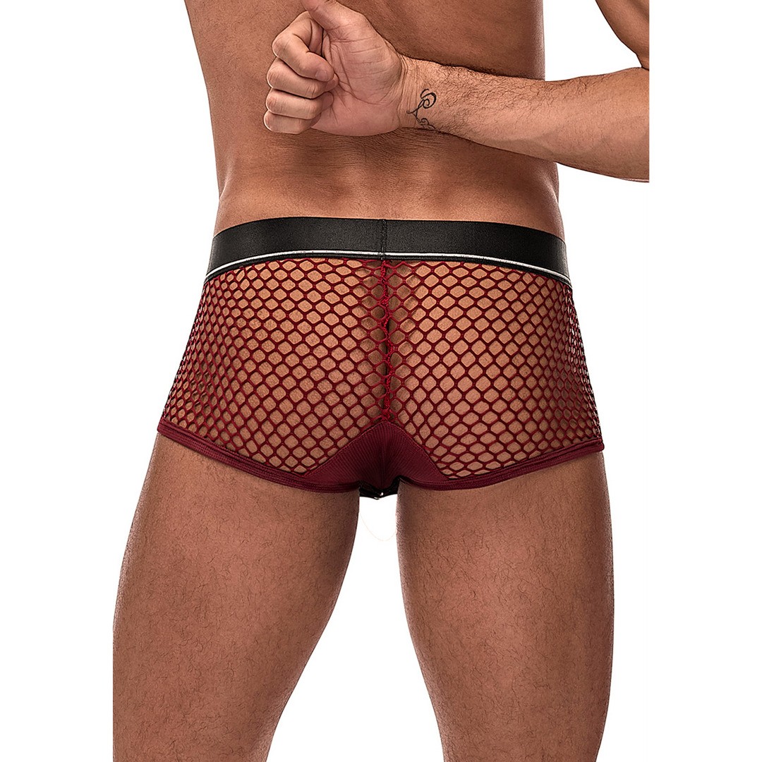 MINI COCK RING SHORT BURGUNDY