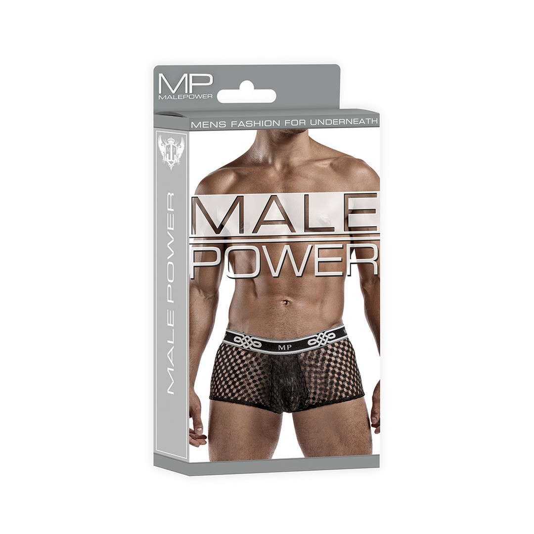 MALE POWER MINI SHORT BLACK