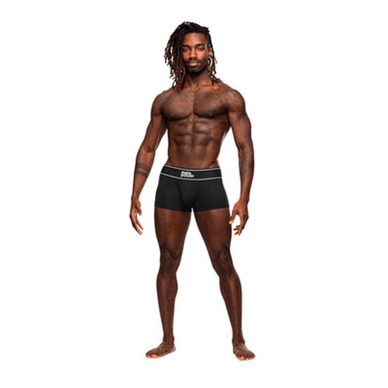 PANTALONES POUCH SHORT NEGROS MALE POWER