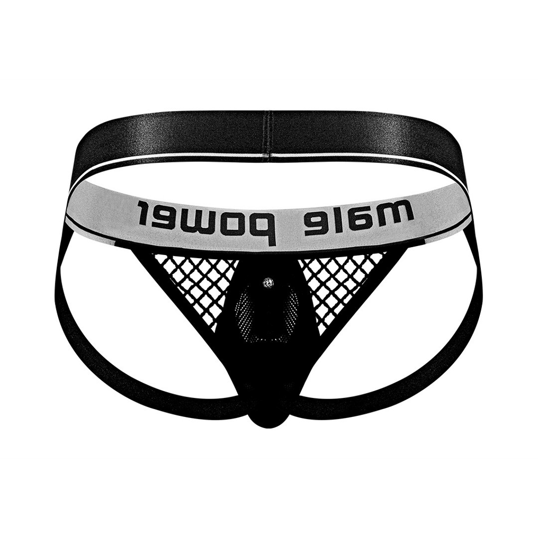 COCK RING JOCK - L/XL - BLACK