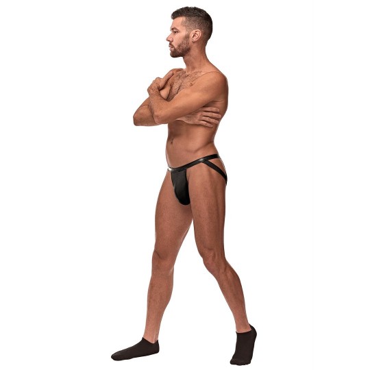 STRAPPY RING JOCK - L/XL - BLACK