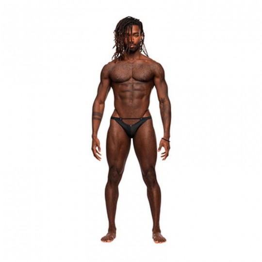 MALE POWER MICRO V THONG BLACK