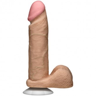 REALISTIC COCK WITH BALLS - REMOVABLE VAC-U-LOCK SUCTION CUP - ULTRASKYN - 8 / 20 CM - VANILLA