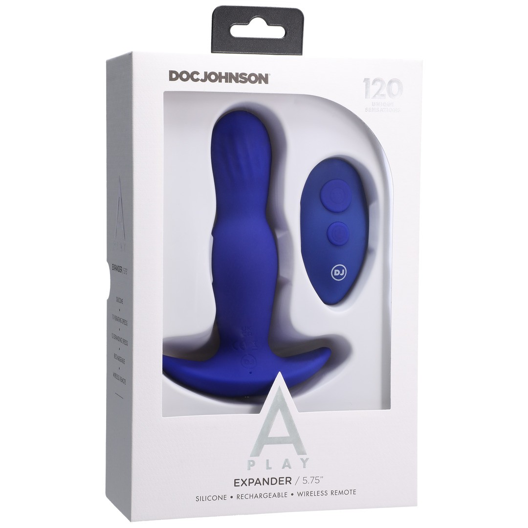 EXPANDER - SILICONE ANAL PLUG WITH REMOTE CONTROL