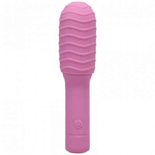 ELITE - MINI VIBRATOR WITH INTERCHANGEABLE ATTACHMENT - 4 / 10 CM