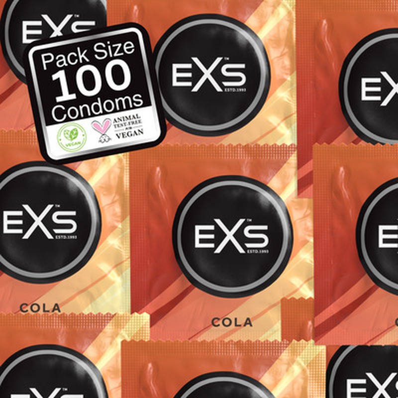 EXS CRAZY COLA - CONDOMS - 100 PIECES