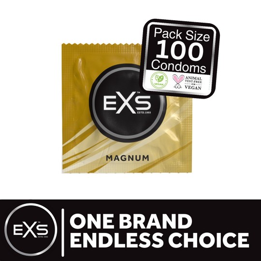 EXS MAGNUM - CONDOMS - 100 PIECES