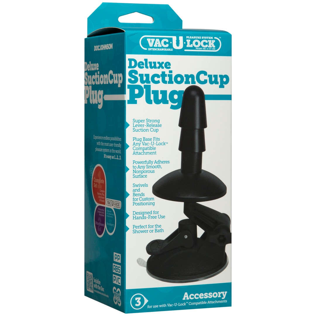 DELUXE SUCTION CUP PLUG ACCESSORY - 2 PIECES