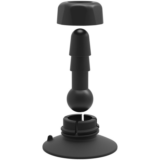 DELUXE 360 SWIVEL - BUTT PLUG WITH SUCTION CUP - 2 PIECES