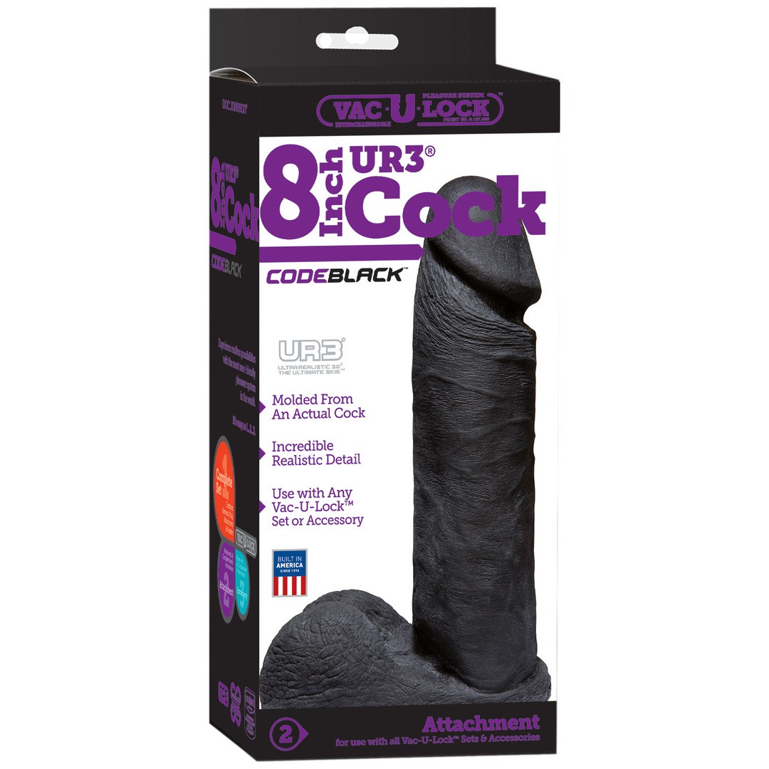 CODEBLACK - ULTRASKYN DILDO - 8 / 20 CM