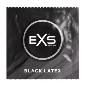 EXS BLACK LATEX - CONDOMS - 12 PIECES