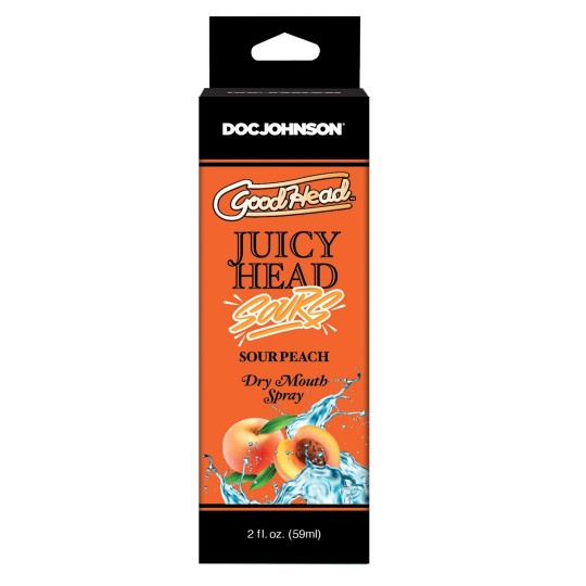 JUICY HEAD - DRY MOUTH SPRAY - SOUR PEACH - 2 FL OZ / 60 ML