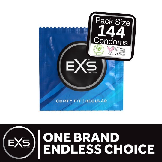 EXS REGULAR - CONDOMS - 144 PIECES