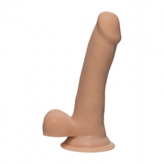 SLIM D - REALISTIC ULTRASKYN DILDO WITH BALLS - 6 / 15 CM