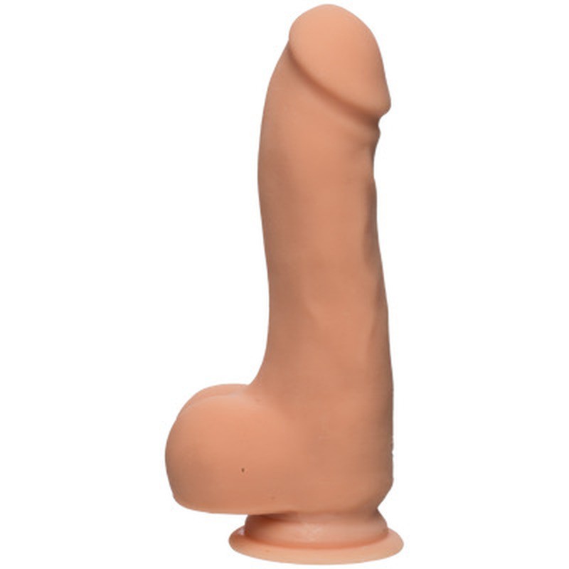 MASTER D - REALISTIC ULTRASKYN DILDO WITH BALLS - 7 / 19 CM