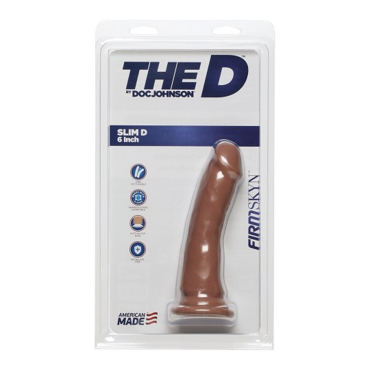 SLIM D - REALISTIC FIRMSKYN DILDO - 7 / 17 CM