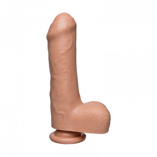 UNCUT D - REALISTIC FIRMSKYN DILDO WITH BALLS - 7 / 18 CM