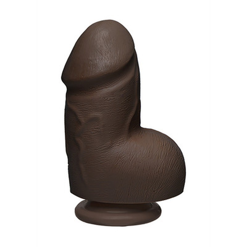 FAT D - REALISTIC FIRMSKYN DILDO WITH BALLS - 6 / 15 CM