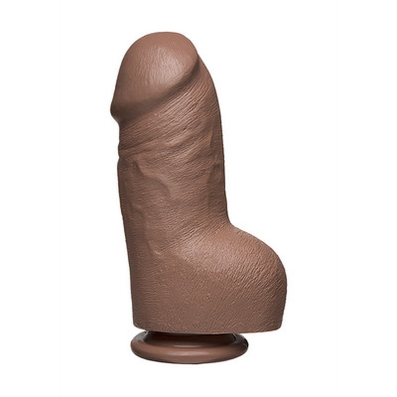 FAT D - REALISTIC FIRMSKYN DILDO WITH BALLS - 8 / 20 CM