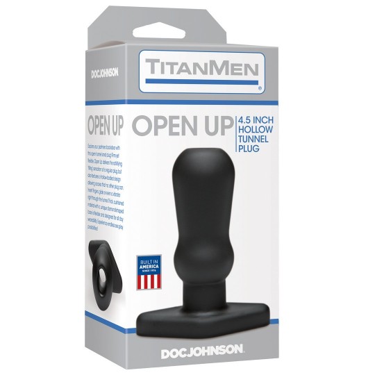 OPEN UP - TUNNEL BUTT PLUG - 2 PIECES