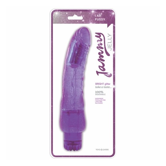 JAMMY JELLY BRIGHT GLITTER VIBRATOR