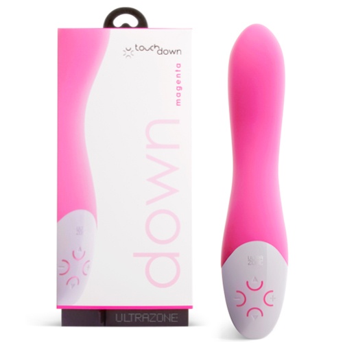 VIBRADOR RECARGABLE TOUCH DOWN MAGENTA 