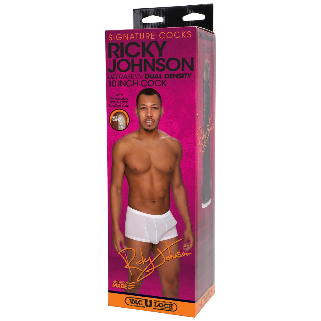 RICKY JOHNSON - REALISTIC ULTRASKYN DILDO - 10 / 25 CM