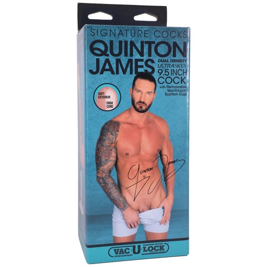 QUINTON JAMES - REALISTIC ULTRASKYN DILDO - 9.5 / 24 CM