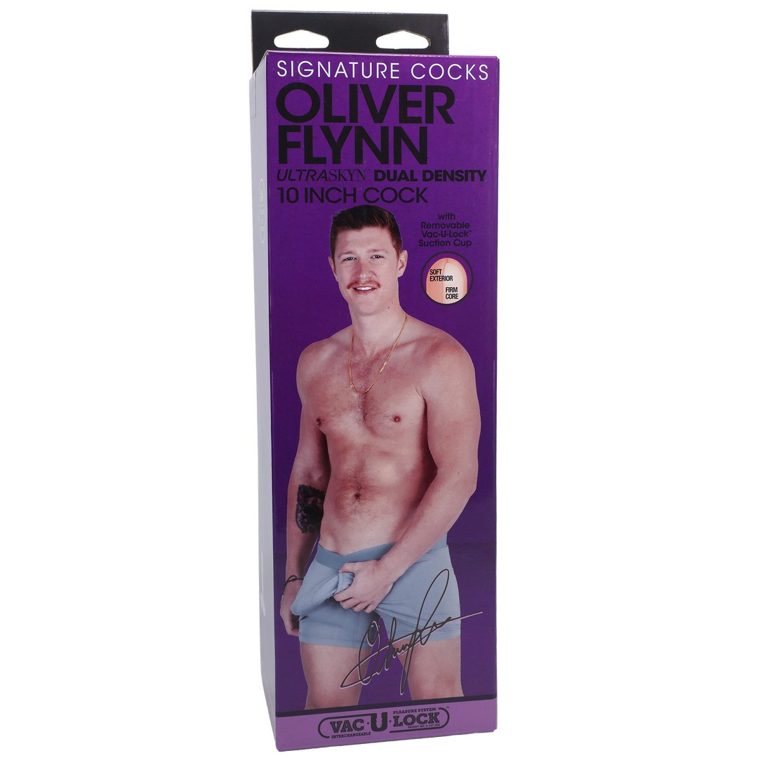 OLIVER FLYNN - REALISTIC ULTRASKYN DILDO - 10 / 25 CM - VANILLA