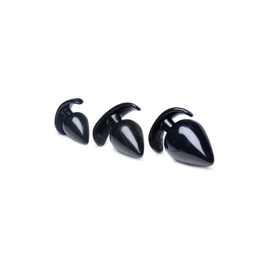 TRIPLE SPADES - 3 PIECE ANAL PLUG SET