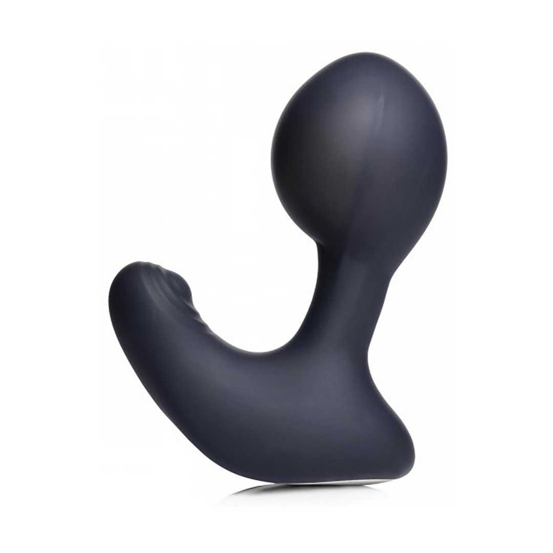 INFLATABLE AND TAPPING PROSTATE VIBE WITH REMOTE CONTROL