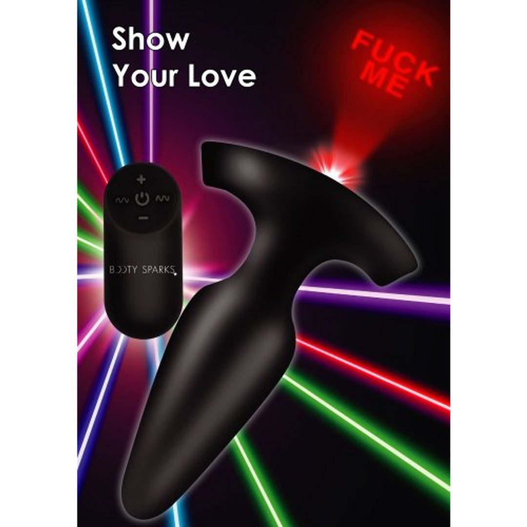 LASER FUCK ME - BUTT PLUG WITH REMOTE CONTROL - SMALL