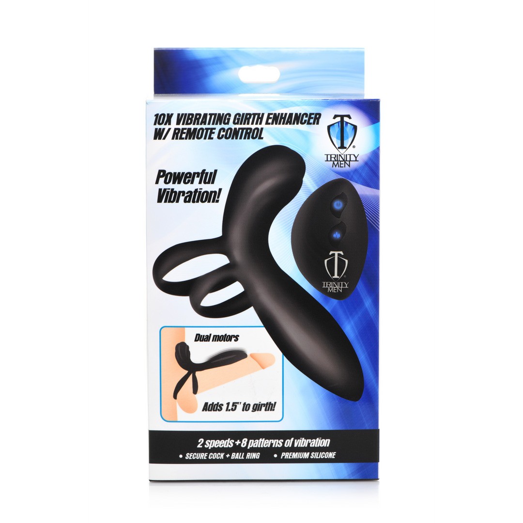 SILICONE VIBRATING PENIS SLEEVE WITH REMOTE CONTROL