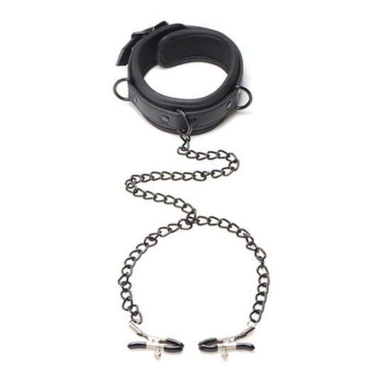 COLLARED TEMPTRESS - COLLAR NIPPLE CLAMPS