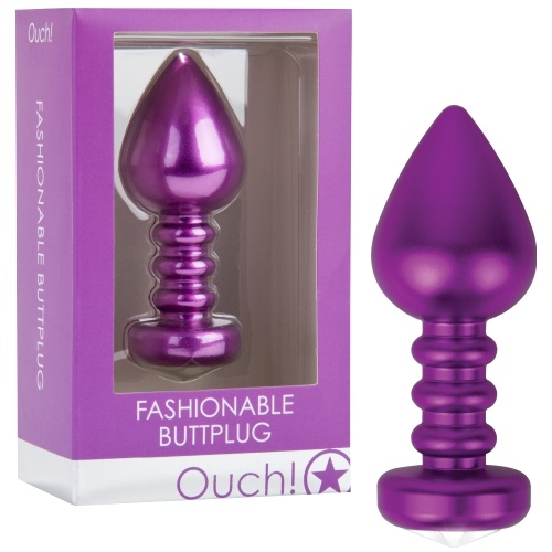 PLUG ANAL FASHIONABLE BUTTPLUG ROXO