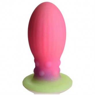 XENO EGG - GLOW IN THE DARK - SILICONE EGG - PINK