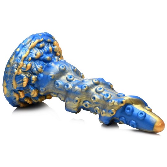 KRAKEN SILICONE DILDO - BLUE