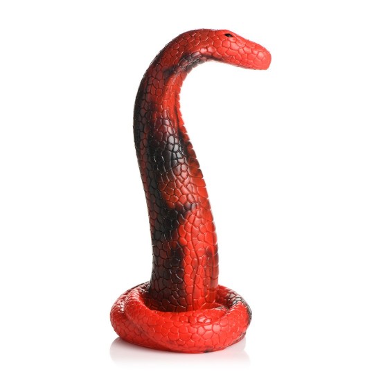 KING COBRA - SILICONE DILDO - RED