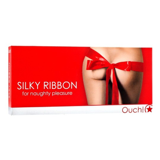 FITA BONDAGE SILKY RIBBON VERMELHA