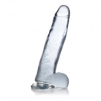 DILDO WITH BALLS - 11 / 28 CM