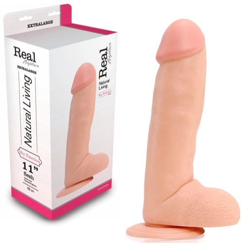 DILDO REALÍSTICO REAL RAPTURE SKY EMOTION 11&#039;&#039; BRANCO