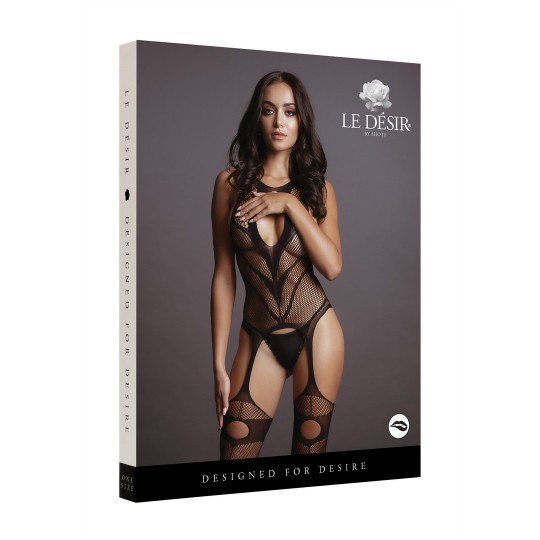 SUSPENDER BODYSTOCKING - ONE SIZE