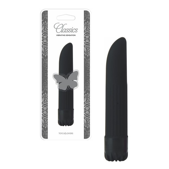 VIBRADOR CLASSICS NEGRO PEQUEÑO