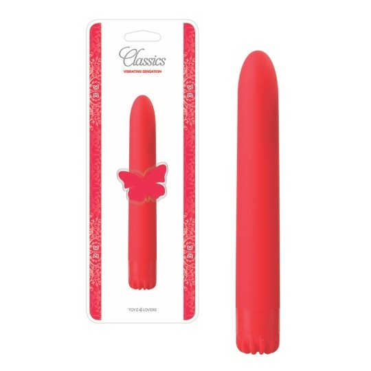 CLASSICS VIBRATOR RED MEDIUM