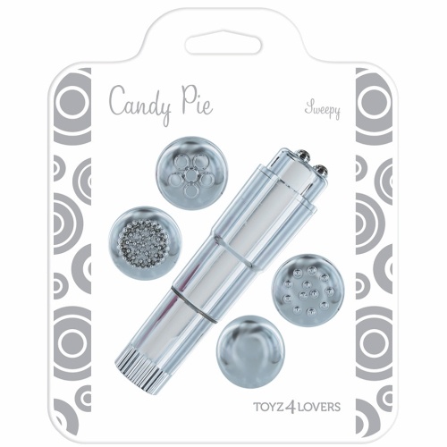 VIBRADOR CANDY PIE SWEEPY PLATEADO