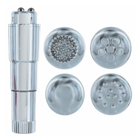 CANDY PIE SWEEPY VIBRATOR SILVER