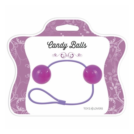 BOLAS VAGINAIS CANDY BALLS ROXAS